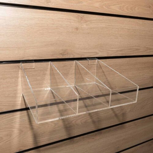 κουτί plexiglass με τρεις θέσεις για πάνελ σλατ - 02-SB003-0036